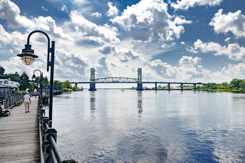 memorial bridge in wilmington north carolina