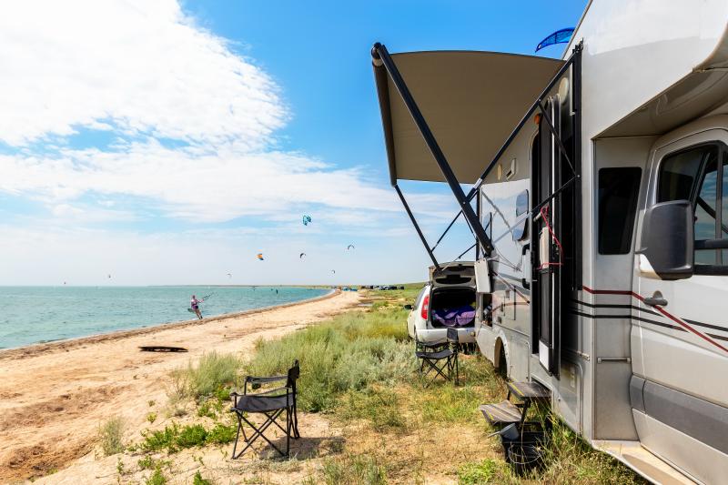 rv camping on the beaches of north carolina
