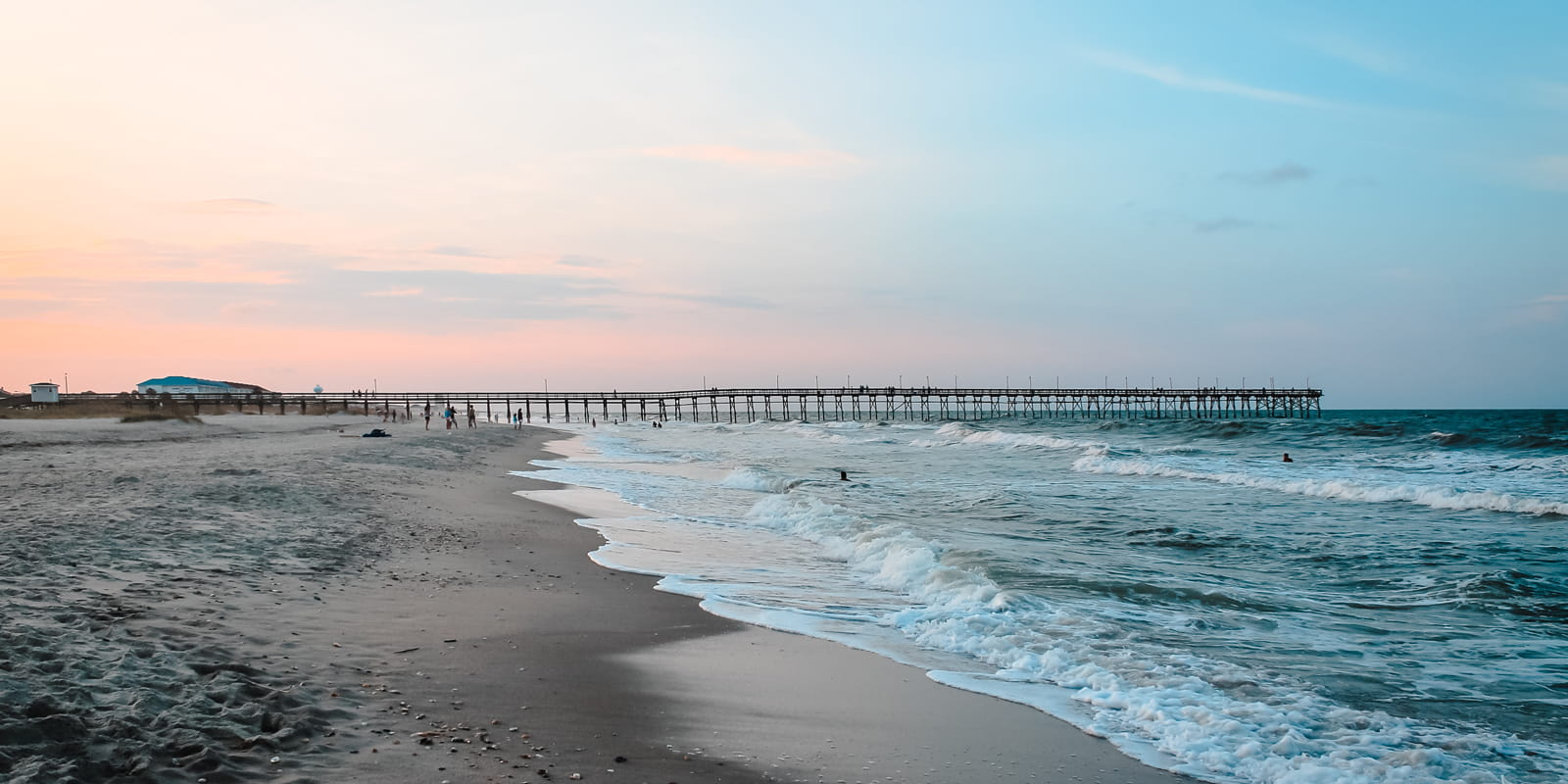sunset at a North Carolina beach